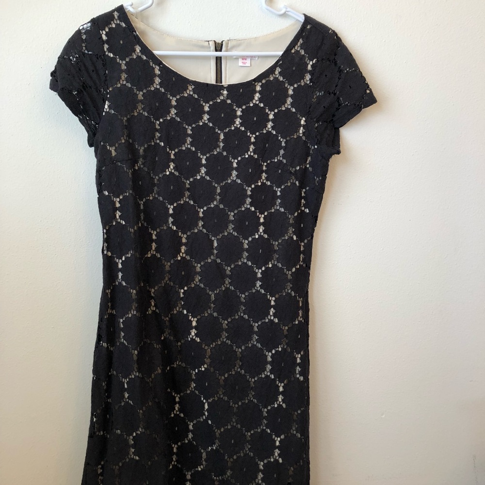 Black lace dress